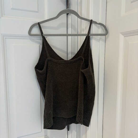 Julie Billiart Olive green Spaghetti strap Top - Picture 2 of 3